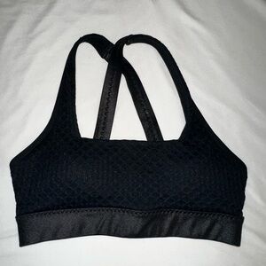 Lorna Jane Black Textured Sports Bra
